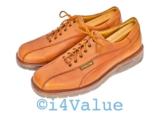 Mephisto Herren Freizeit Leder Derby Schuhe in Cognac / Hellbraun, US 11 - Bild 1 von 9