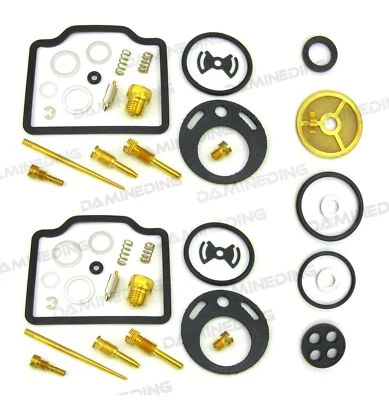 2 X KIT DE RECONSTRUCCIÓN DE CARBOHIDRATOS 65-68 CL77 Scrambler más 1 Kit de reparación de palanca de combustible Foto 1 de 4