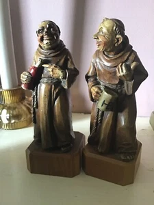 Vintage Italian Toriart Comic Drinking Monk Figures. - Picture 1 of 7
