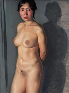 Erotic Art Female Nude Sexy Canvas 30x42 Passion of Love Collection ER838 - Picture 1 of 2