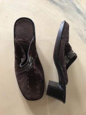 Tsonga Hecho en Sudáfrica Tacones Zuecos Marrón Talla 7 Foto 1 de 4
