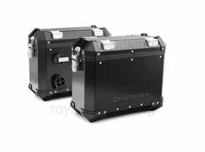 Genuine Royal Enfield New Himalayan 450 Panniers Box Pair Black - Imagen 1 de 1