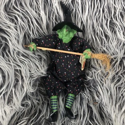 Vintage Russ Berrie Halloween Grizelda BRUXA Kathleen Kelly Critter Novo de Fábrica - Imagem 1 de 4