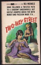 Two-Way Street Rea Michaels Sleaze GGA Lesbian Domino Paperback GD
