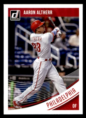 2018 Donruss Aaron Altherr  Blank Back  #124 Philadelphia Phillies - Image 1 of 2