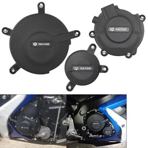 Engine Stator Clutch Pulse Cover Protector Set For SUZUKI GSXR 600 750 2006-2021 - Picture 1 of 9