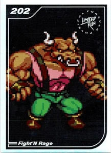 Tarjeta coleccionable Fight'N Rage Limited Run Game plateada #202 nueva sin pliegues como nueva - Imagen 1 de 2