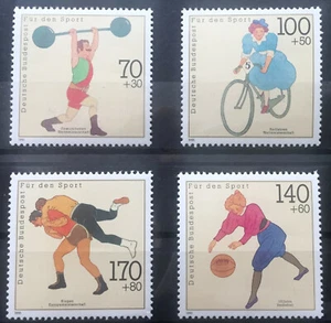 🇩🇪.BRD Bund Michel Nº 1499-1502 MNH** (1991) Para el deporte 1991 - Imagen 1 de 1