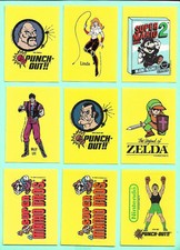 1989 Nintendo Trading Card STICKER YOU PICK Link Mario Punch Out #1-#9