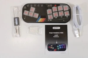 Flatbox Arcade Fight Arcade Controller RP2040 USB Clear Button RGB PC PS4 Switch - Picture 1 of 8