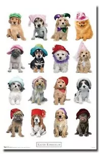 PÓSTER KEITH KIMBERLIN CACHORROS CON SOMBRERO 22X34 NUEVO ENVÍO RÁPIDO GRATUITO - Imagen 1 de 1
