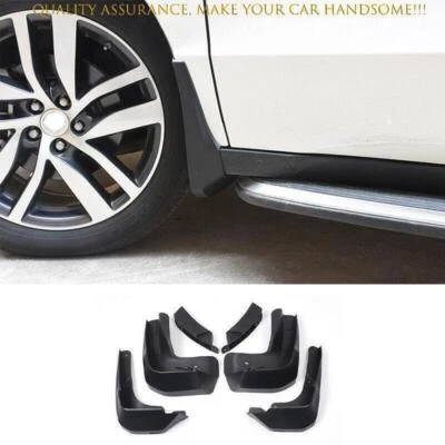 Para Acura MDX 2014-2020 Preto Fosco Abas de Lama Protetores contra Respingos Guarda-lamas 6PC - Imagem 1 de 4