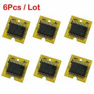 6Pcs New Permanent Chips for Epson Sure Color F6070 Maintenance Tank - Picture 1 of 5