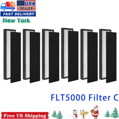 FLT5000 Filter C True HEPA Replacement Filter for GermGuardian Air Purifier