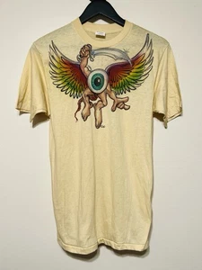 True Vintage Air Brush Eyeball Wings Sword Tattoo Art T Shirt L Bantam 70s 80s - Picture 1 of 16