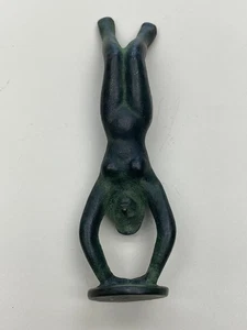 ANTIQUE Exceptionally Beautiful RARE Nude Female Small Bronze Figure C Excellent - Bild 1 von 6