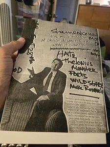 Red Hot Chili Peppers Punk Rock Side Project With Germs And Fishbone Flyer Punk - Picture 1 of 2