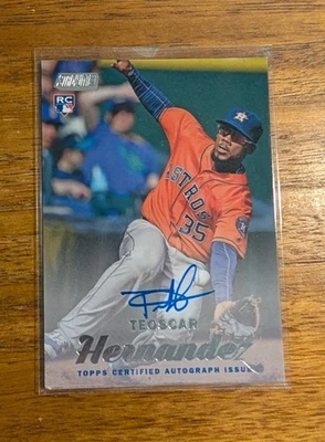2017 Topps Stadium Club Teoscar Hernandez Auto Autograph On Card - Image 1 of 2
