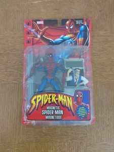 Marvel Spider-Man Classics Magnetic 2002 Toy Biz Figure Wall-Mountable Accessory - Foto 1 di 8
