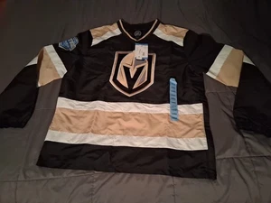 NHL GIII Vegas Golden Knights Men's L Pullover Logo Jacket New with Tags - Picture 1 of 8