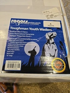 Rogers Toughman Youth Hunting Waders Size 5 NIB 1600 Gram Thinsulate - Picture 1 of 6