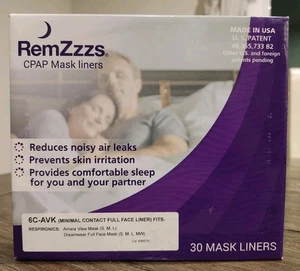 RemZzzs Mínimo Contacto Cpap Forros de Máscara (6C-AVK) 30 Forros de Máscara - Imagen 1 de 5
