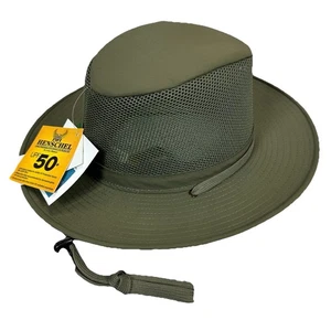 Henschel Hats Medium Aussie Green Breezer Nylon Mesh Hat UPF 50+ Made in USA - Picture 1 of 12