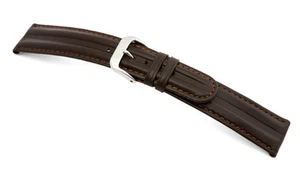 Correa de reloj de cuero Saddler’s RIOS1931 20 mm marrón moca "California Sport" - Imagen 1 de 3