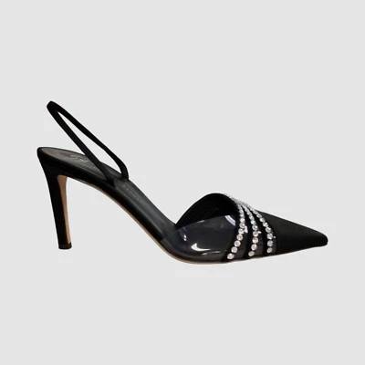 $1050 Sandalias Giuseppe Zanotti Mujer Negras Audrine Tacón Cordón Talla 37.5 Foto 1 de 4