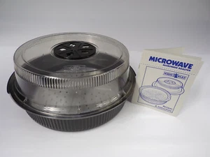 NORDIC WARE MICROWAVE ROASTER Vented Top Metal Rack Recipes and Instructions b23 - Picture 1 of 8