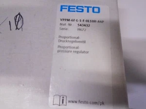 Válvula de control proporcional FESTO 543432 - VPPM-6F-L-1-F-0L10H-A4P - Imagen 1 de 2