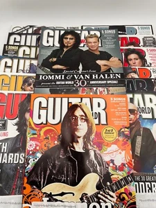 Lot 12 Vtg Guitar World Magazine 2010 FULL YEAR + Holiday Issue Van Halen - Picture 1 of 1