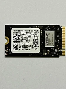 WD PC SN735 1TB NVMe M.2 2242 SDBPMHH-1T00-1101 SSD PCIe Gen4.0 x4 For HP Laptop - Picture 1 of 8