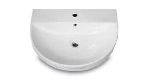 NUEVO Moderno Baño Montaje en Pared Vagadero Artístico Cuenca Porcelana Cerámica - Imagen 1 de 1
