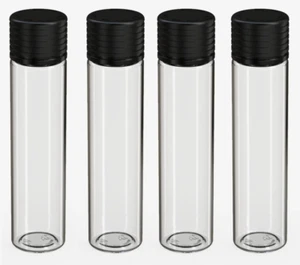 (4) Offizielle Chubby Gorilla Spirale CR Tube klare Flaschen 95 mm - Bild 1 von 3