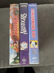 VHS Kassetten, Walt Disney Sammlung, 3 verschiedene Filme - Bild 1 von 3