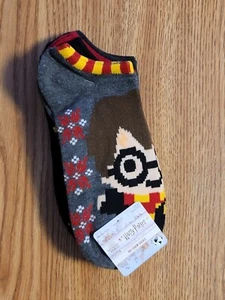 HARRY POTTER Wizarding World Socks No Show 6 Pairs Size 4-10~Adults/Kids - Picture 1 of 6