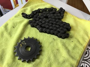 Harley Davidson JD Engine 48t primary sprocket and chain J F head teens bike - Picture 1 of 3