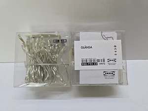 2 Pk IKEA Glansa 19972 LED String Lights White AC and Battery Powered - Picture 1 of 2