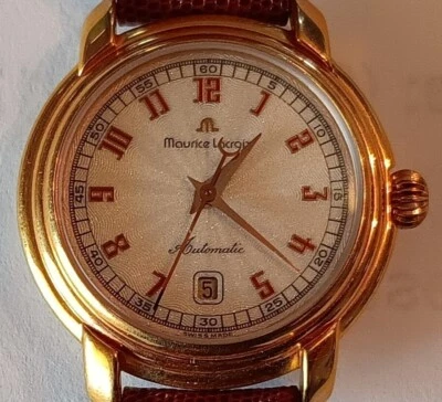 Reloj automático para mujer Maurice Lacroix vintage raro con correa de fecha lagarto Foto 1 de 4