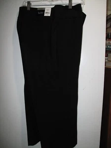 Nuevo con etiquetas. Pantalones para mujer NICOLE MILLER NUEVA YORK negros de pierna ancha. Talla: 16 - Imagen 1 de 3