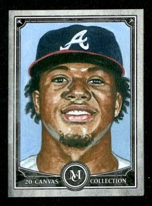 2020 Topps Museum Collection Canvas Reprints Ronald Acuna Jr. Atlanta Braves