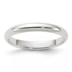925 Sterling Silver 3mm Half Round Size 12 Band; Women & Men - Picture 1 of 9