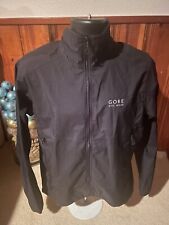 Gore Wear Men's R3 Partial Windstopper Jacket Shirt Size Large Black Reflect