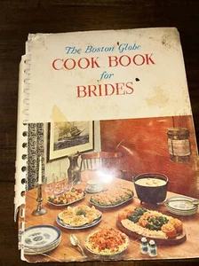 Vintage Boston Globe COOK BOOK for BRIDES 1963 Nell Giles Ahern Spiral Bound - Picture 1 of 9