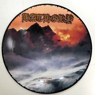 BATHORY Twilight of the Gods PICTURE DISC Quorthon 1991 Germany ORIGINAL - Image 1 of 2