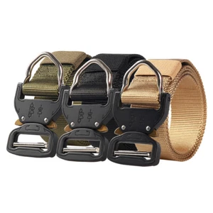 New Nylon Cobra Tactical Belt Alloy Buckle Belt Military Fan Outdoor Sports Belt - Bild 1 von 7