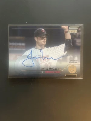 2022 Topps Stadium club Justin Morneau  auto autograph on card rm - Изображение 1 из 2