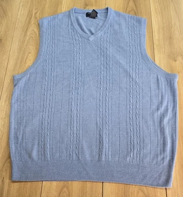 Chaleco Suéter Dockers Para Hombre Talla 2XL, Cuello en V, Suave, Azul Cielo, Elástico, Pullover  Foto 1 de 4