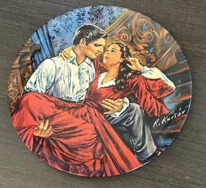 "Scarlett and Rhett: The Finale" Gone With The Wind Plate - Picture 1 of 2